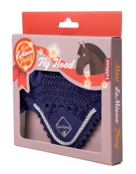 Lemieux Mini Toy Pony Accessories - Ink Blue Fly Hood