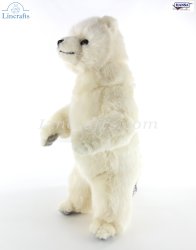 Soft Toy Polar Bear by Hansa (33cm) 8066