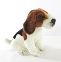 Soft Toy Dog, Beagle by Hansa (15cm) 8420