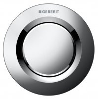 Geberit Type 01 Gloss Chrome Single Flush Button For 8cm Concealed Cisterns