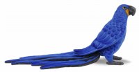 Soft Toy Bird, Hyacinth Macaw by Hansa (56cm.L) 7371
