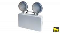 BLE LED Twinspot Unit 3Hr Emergency Duration - IP20 - Circular Heads - (BT3-LED-D)