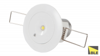 BLE 3w Mini LED Emergency Downlight White -(BC8/2/3W/M3/W)