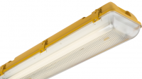 Knightsbridge 110V IP65 2x58W 5ft Twin HF Non-Corrosive Fluorescent Fitting with Emergency - (AC652581EM)