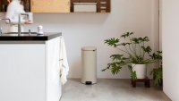 brabantia newicon 30 litre pedal bin in Sopft Beige