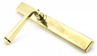 Aged Brass Avon Slimline Lever Latch Set