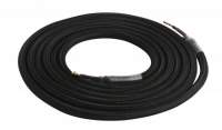 Girad Sudron Round textile cables 2 x 0.75 mm Black - (GD1138)