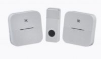 Knightsbridge Wireless plug in dual receiver door chime system - white - (DC015)