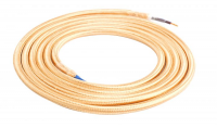 Girad Sudron Round textile cables 2 x 0.75 mm Gold - (GD1140)