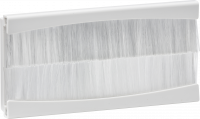Knightsbridge Brush Module 100 x 50mm - White (NETBR4GW)