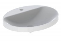 Geberit VariForm 550mm Oval 1 Tap Hole Countertop Basin - No Overflow