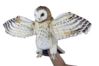 Soft Toy Barn Owl Puppet by Hansa (28 cm) 8396