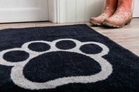 Pet Rebellion Stop Muddy Paws XL Barrier Rug 57 x 110cm - Black