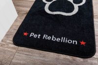 Pet Rebellion Stop Muddy Paws XL Barrier Rug 57 x 110cm - Black