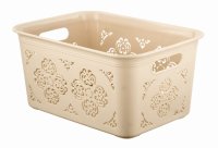 Home Plus Small Floral Storage Basket - 3lt