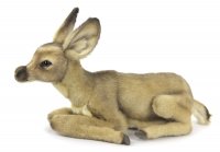 Soft Toy Fawn Laying  by Hansa (36cm) 8055