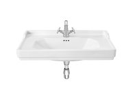 Roca Carmen 800 x 500mm 1 Tap Hole Wall-Hung Basin