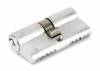 Satin Chrome 30/30 5pin Euro Cylinder KA