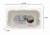 Fig&Olive 2Lb Loaf Cake Cases - 20 Pack