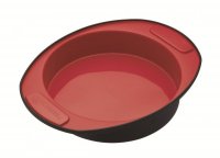 m c silicone flexible round cake pan 20.5cm (8")