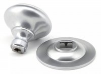 Satin Chrome Round Centre Door Knob