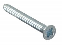 ForgeFix Self-Tapping Screw Pozi Compatible CSK ZP 1.1/2in x 8 ForgePack 12