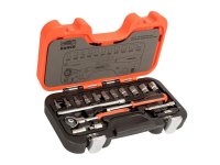 Bahco SW65 Swivel Socket Set of 65 Metric 1/4in Drive