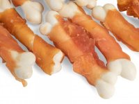 The Dog Deli Tasty Chicken Wrapped Calcium Bones 100g