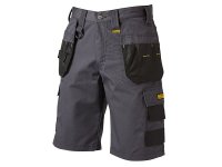 DeWalt Cheverley Lightweight Grey Polycotton Shorts - Various Sizes
