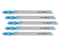 DeWalt HSS Metal Cutting Jigsaw Blades Pack of 5 T127D