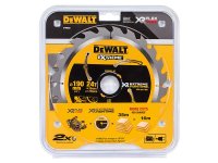 DeWalt XR FlexVolt Circular Saw Blade 190 x 30mm x 24T