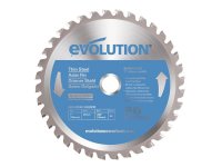 Evolution Thin Steel Cutting Circular Saw Blade 180 x 20mm x 68T