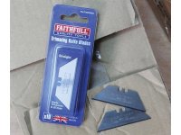 Faithfull Heavy-Duty Trimming Knife Blades (Box 100)