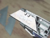 Faithfull Heavy-Duty Trimming Knife Blades (Dispenser 10)