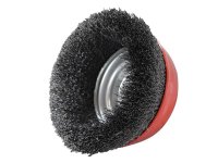 Faithfull Wire Cup Brush 125mm M14x2 0.30mm Steel Wire