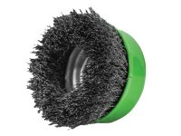 Faithfull Wire Cup Brush 80mm M14x2 0.30mm Stainless Steel Wire