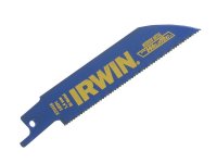 Irwin 418R Sabre Saw Blade for Metal Cutting 100mm Pack of 5