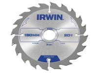 Irwin Construction Circular Saw Blade 130 x 20mm x 20T ATB