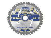 Irwin Weldtec Circular Saw Blade 160 x 20mm x 40T ATB