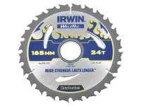 Irwin Weldtec Circular Saw Blade 165 x 30mm x 24T ATB