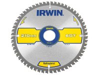 Irwin Multi Material Circular Saw Blade 210 x 30mm x 60T TCG
