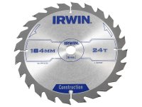 Irwin Construction Circular Saw Blade 184 x 16mm x 24T ATB
