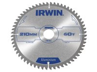 Irwin Professional Aluminium Circular Saw Blade 210 x 30mm x 60T TCG
