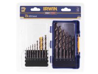 Irwin HSS Cobalt Drill Bit Set, 15 Piece