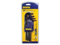 Irwin T10757 Long Arm Ball End Hex Key Set, 10 Piece (1.5-10mm)