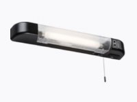 Knightsbridge 230V IP20 6W LED Shaver Light with Dual USB Charger - Matt Black - (SL6USBMB)
