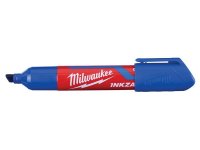 Milwaukee INKZALL? Large Chisel Tip Marker Blue (Pack 3)