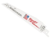 Milwaukee SAWZALL® Extra Heavy-Duty Wrecker? Blades 150mm 8 TPI (Pack 5)