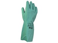 Scan Nitrile Gauntlets with Flock Lining Large (Size 9)