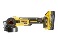 DeWalt XR Advantage Grinder 125mm 18V 2 x POWERSTACK? 5.0Ah Li-ion